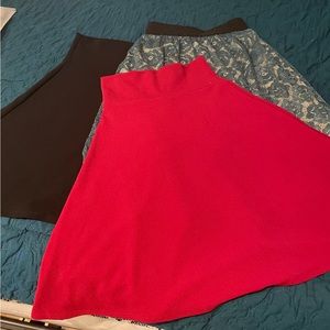 Lot of 3 Lularoe casual skirts